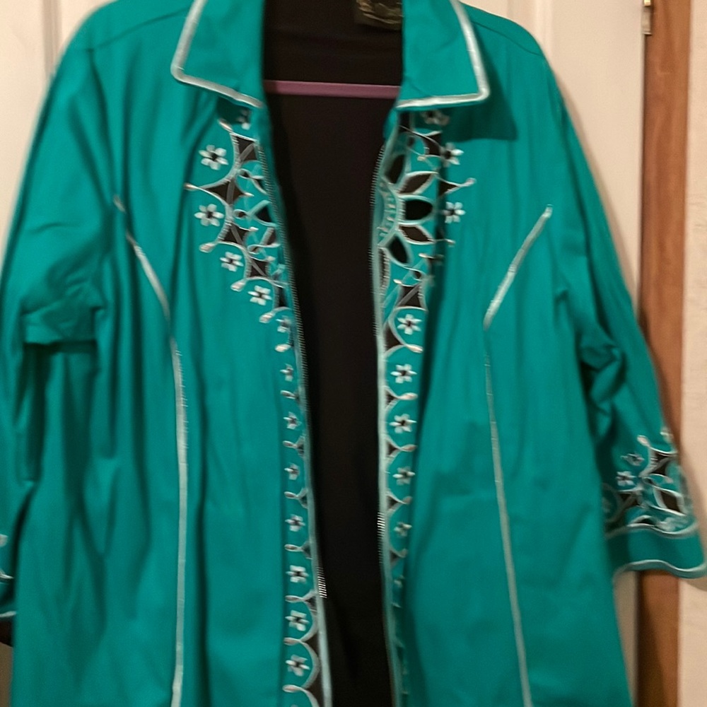 Bob Mackie jacket and Tee set